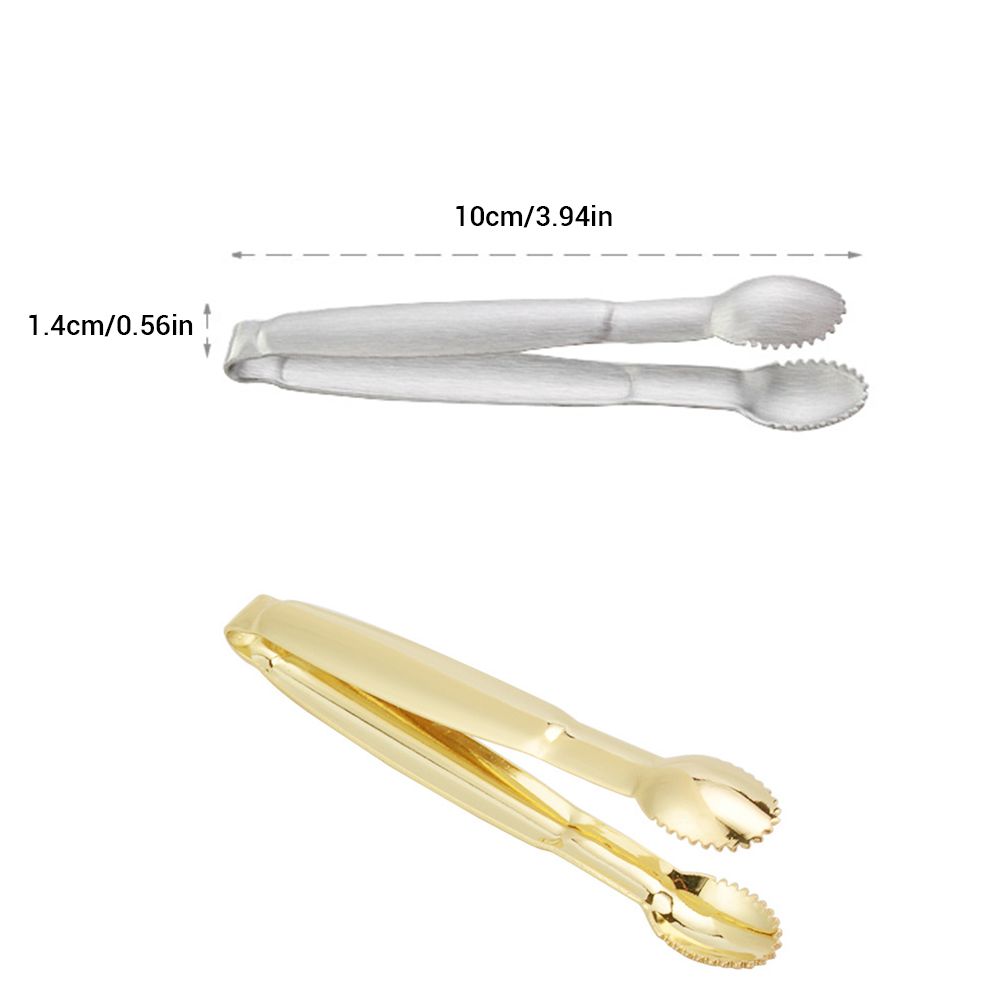 3PCS Stainless Steel Food Serving Tongs Mini Tongs for Sugar Tea Bag Kitchen Tool view 3