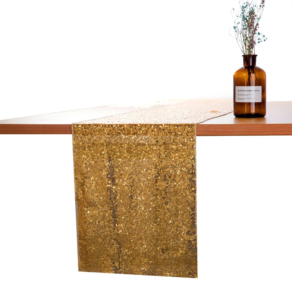 30x180cm Sparkly Sequin Table Runner Wedding Party Christmas Table Runner view 5