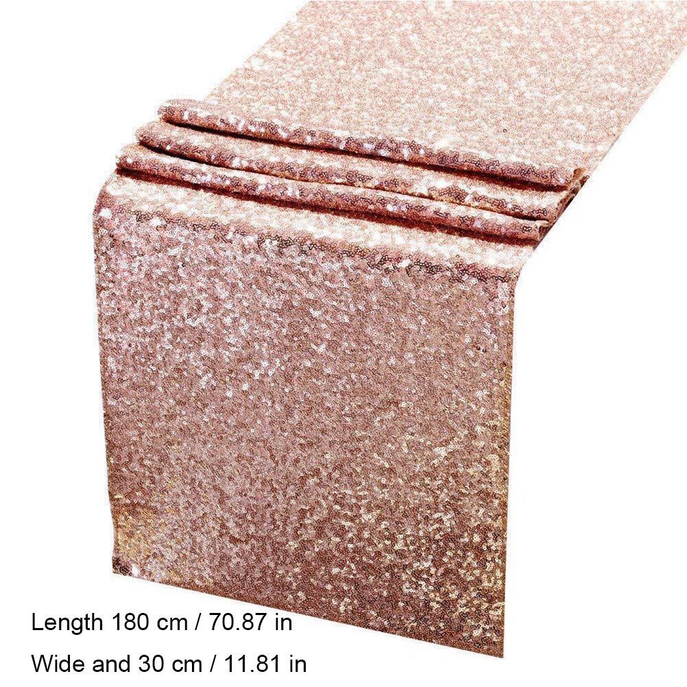 30x180cm Sparkly Sequin Table Runner Wedding Party Christmas Table Runner view 2