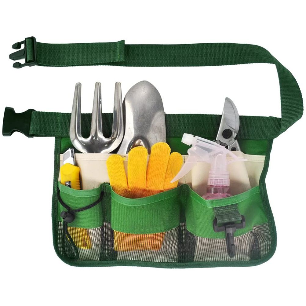 Gardening Tools Belt Bags Oxford Cloth Garden Waist Bag Hanging Pouch for view 2