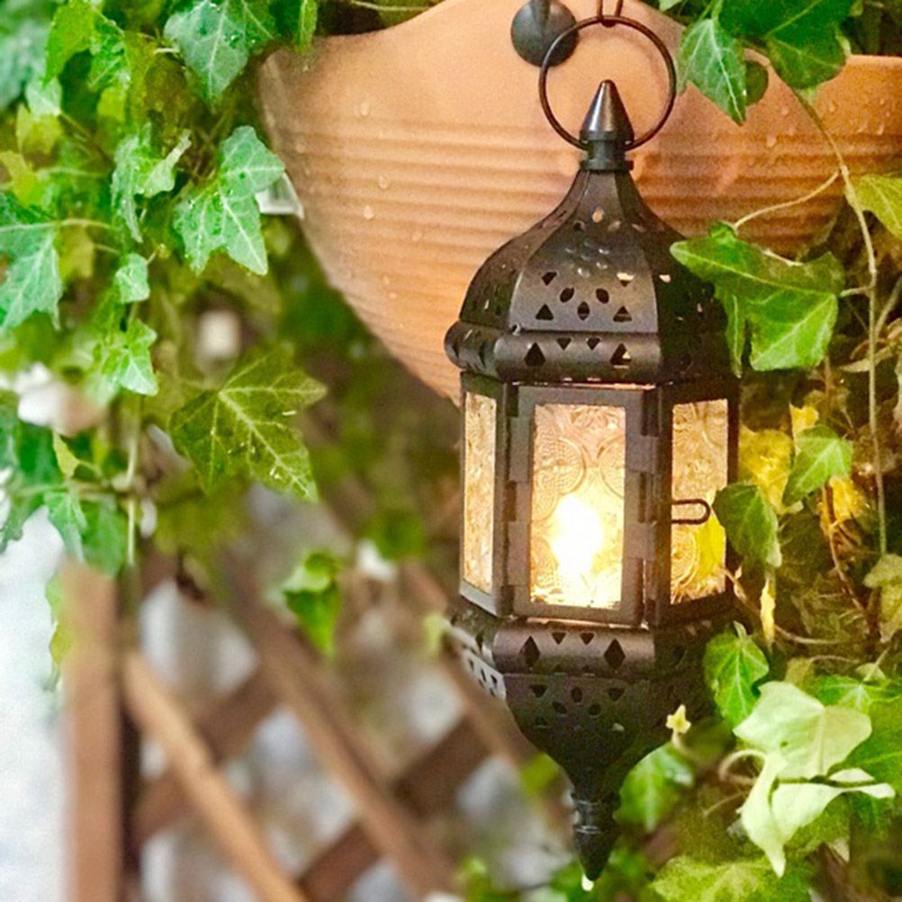 Hanging Candle Lantern Moroccan Chandelier Retro Candle Holder Moroccan view 8