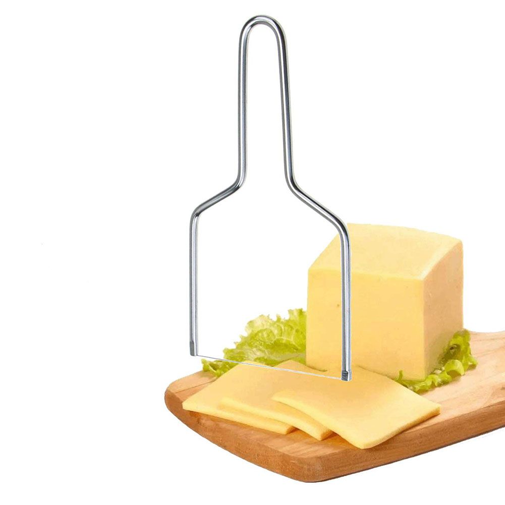 Cheese Slicing Tool Stainless Steel Cheese Cutter with Wire Handheld Butter view 5