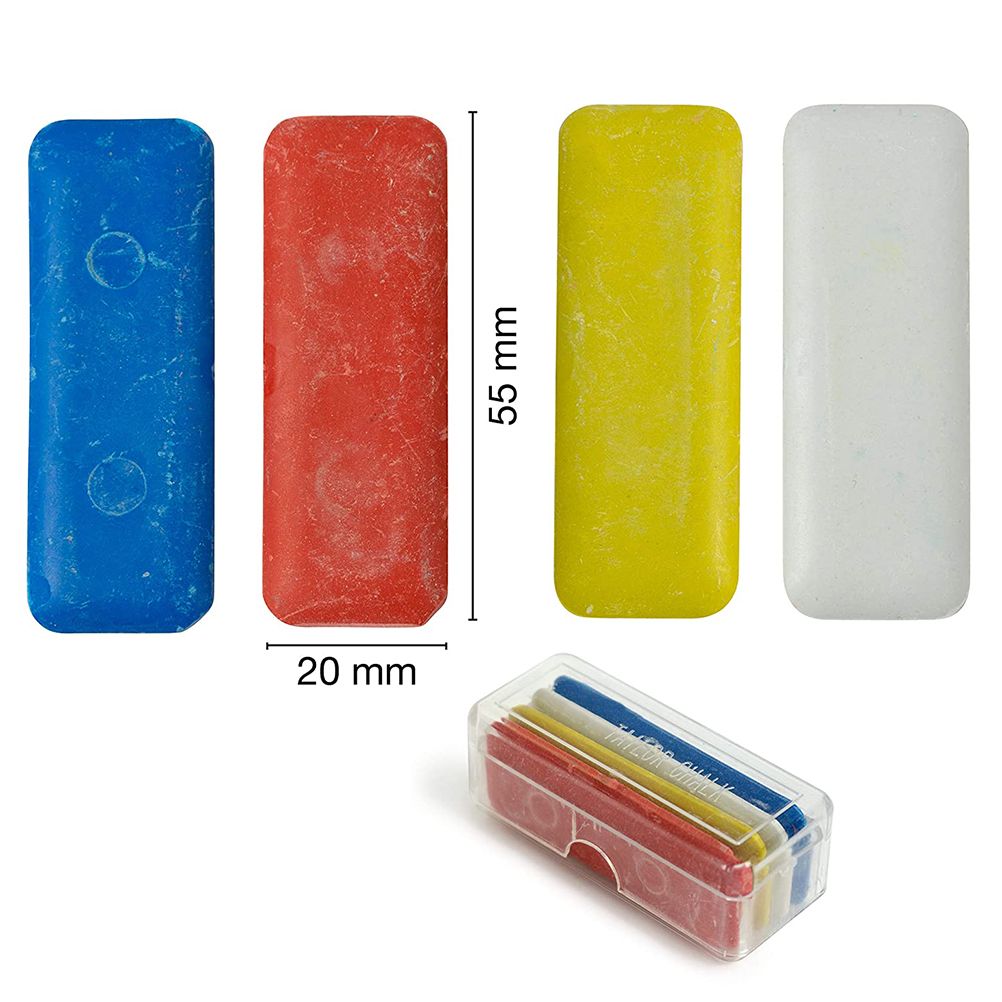 4Pcs Dressmaking Chalk Sewing Chalk Fabric Chalk for Marking Sewing Patterns view 2