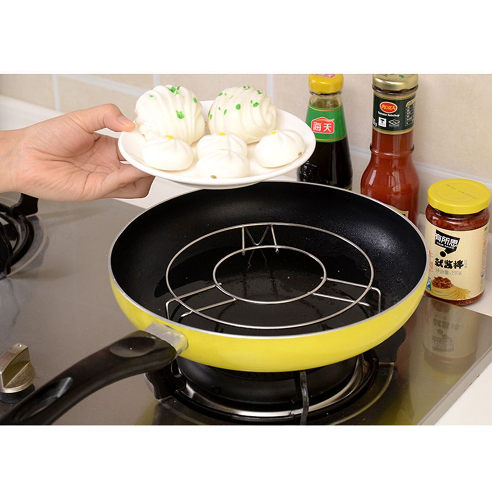 Stainless Steel Trivet Rack Stand Heavy Duty Pressure Cooker Steam Rack view 7