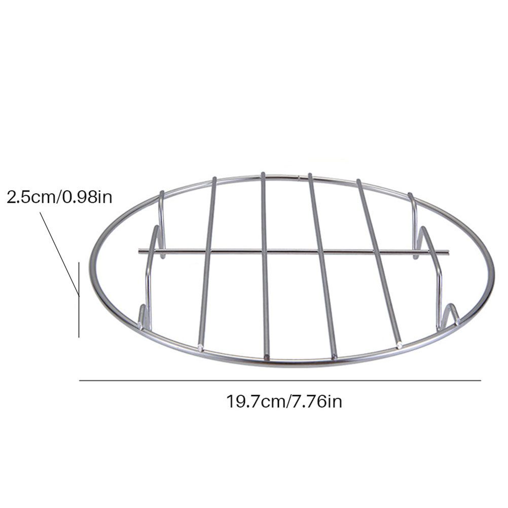 Stainless Steel Trivet Rack Stand Heavy Duty Pressure Cooker Steam Rack view 2