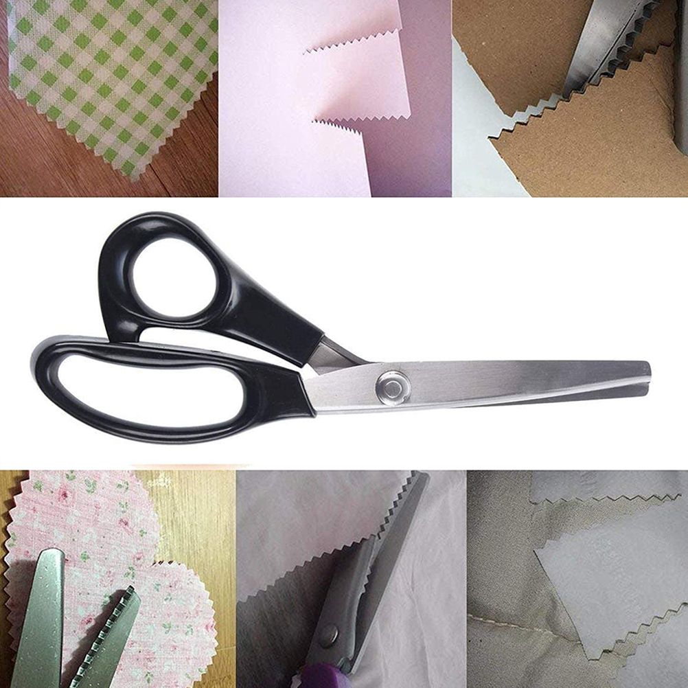 Professional Zigzag Scissors Dressmaking Scissors Fabric Scissors for Tailor view 2