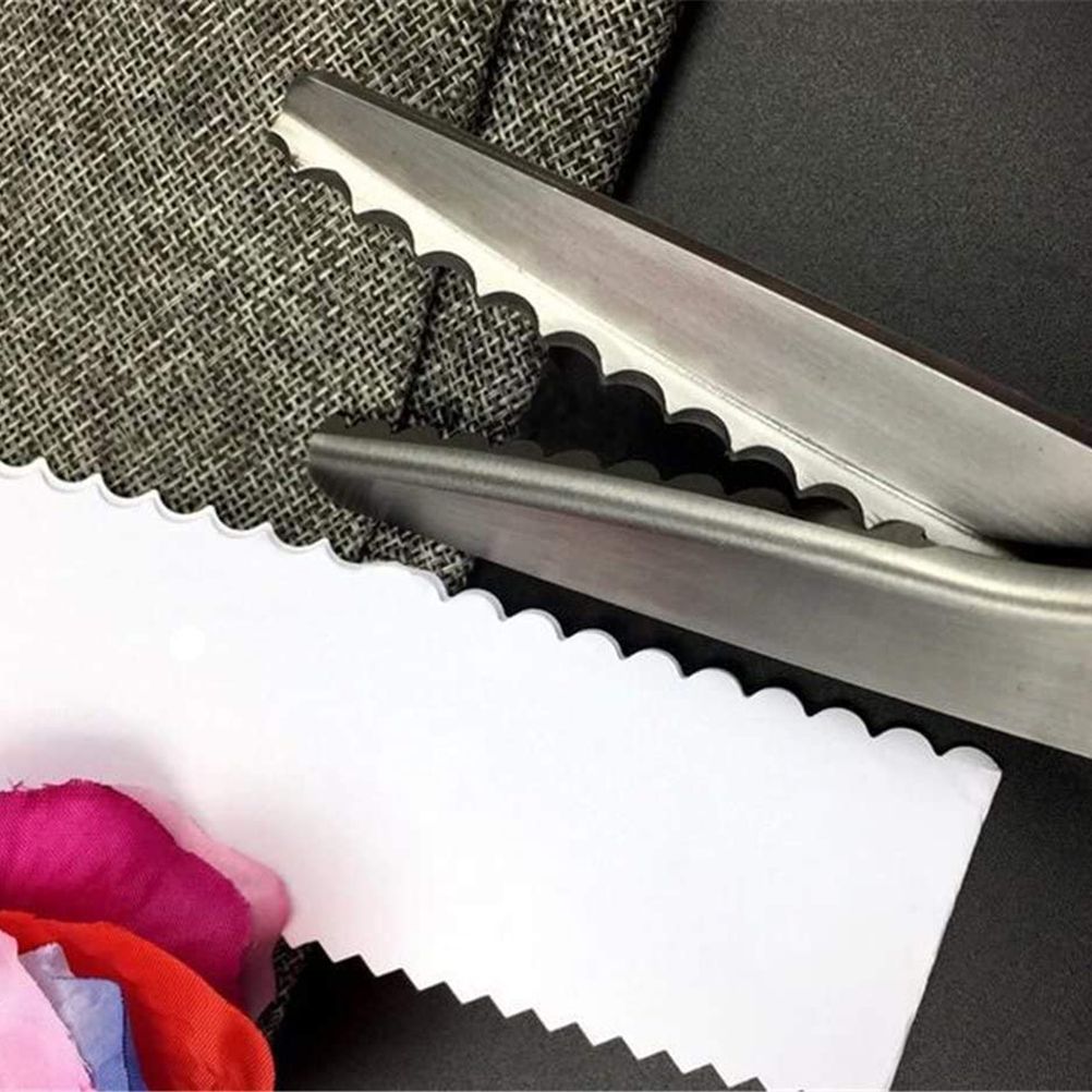 Professional Zigzag Scissors Dressmaking Scissors Fabric Scissors for Tailor view 3