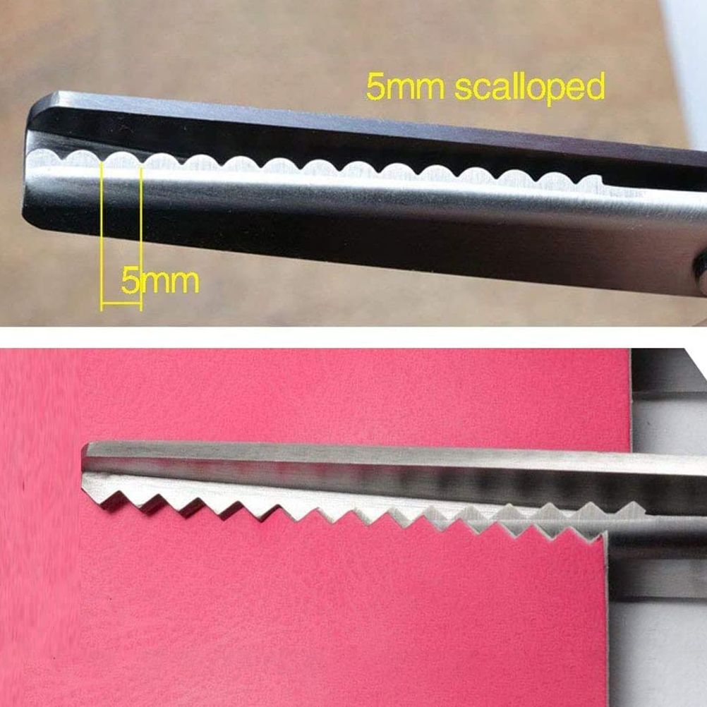 Professional Zigzag Scissors Dressmaking Scissors Fabric Scissors for Tailor view 4