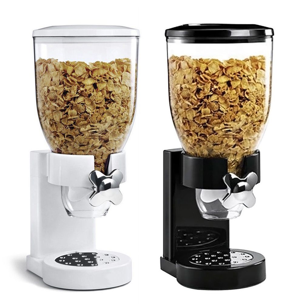 Dry Food Dispenser Single Cereal Dispenser Food Storage Meal Container for Dry view 2