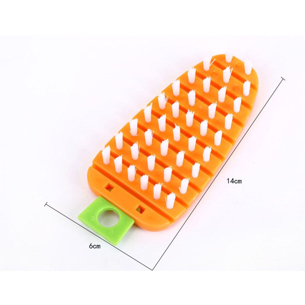 Random Veggie Vegetable Scrubber Scrub Cleaning Brush Kitchen Cleaner Carrot view 2