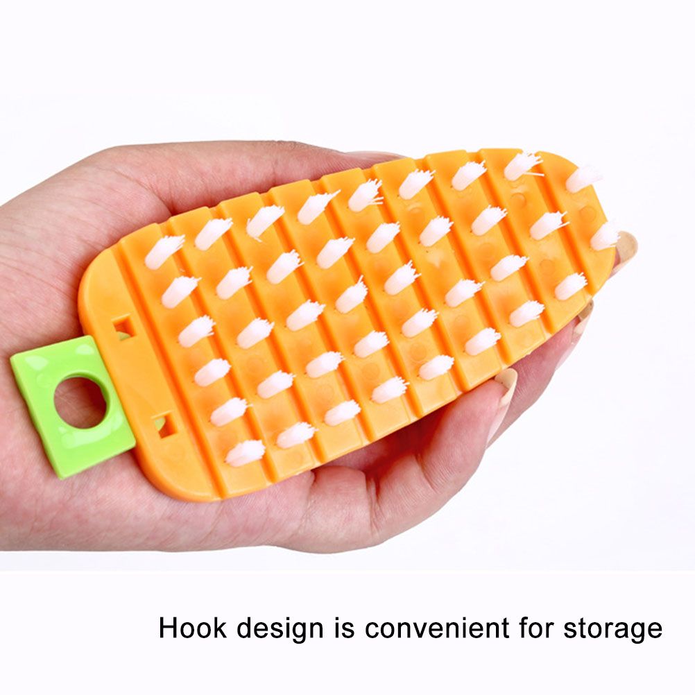 Random Veggie Vegetable Scrubber Scrub Cleaning Brush Kitchen Cleaner Carrot view 5