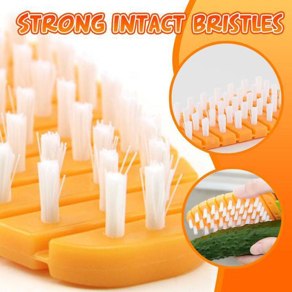 Random Veggie Vegetable Scrubber Scrub Cleaning Brush Kitchen Cleaner Carrot view 7