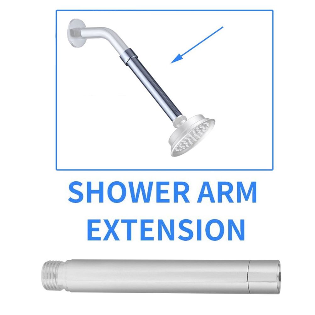 Shower Extension Tube Stainless Steel Shower Extension Pipe Shower Extender view 4