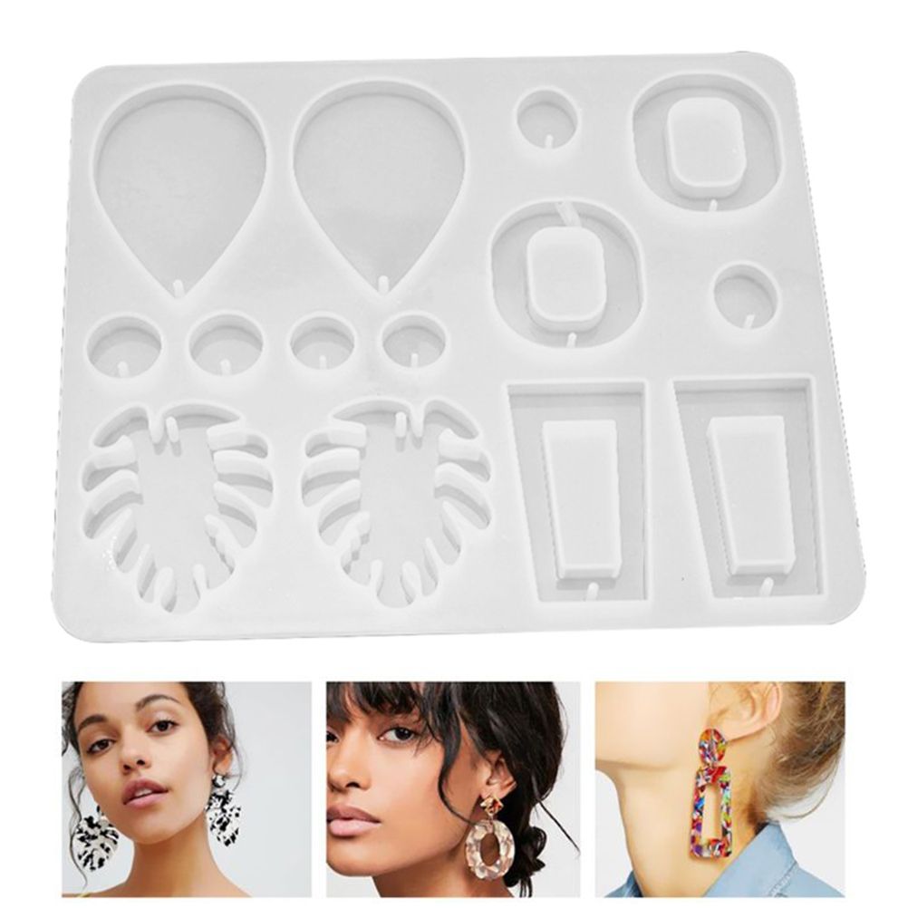 Silicone Resin Molds for Earrings DIY Mold Crystal Multi Style Epoxy Earrings — image 1