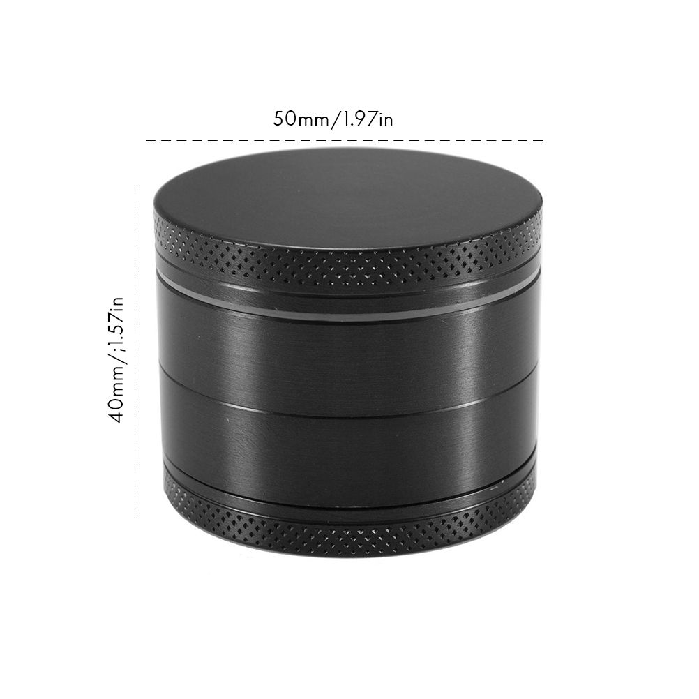 4 Layer Herb Grinder Grinders Zinc Alloy Manual Crusher Herb Spice Grinder view 2