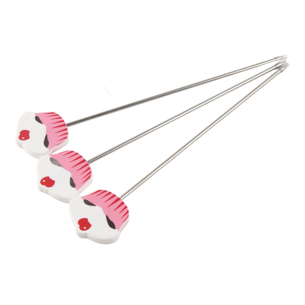 3Pcs Stainless Steel Cake Tester Probe Cake Tester Biscuits Baking Test Needle view 4