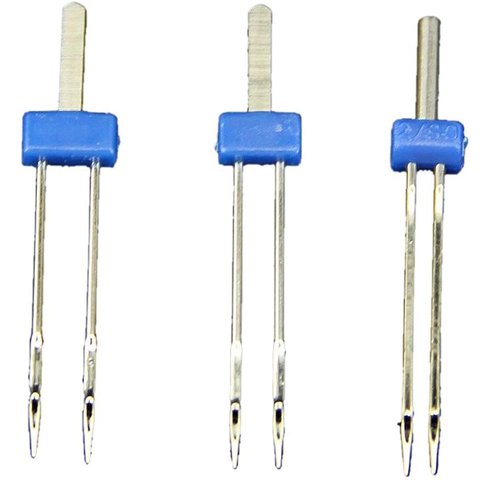 3PCS 2/3/4MM Double Twin Needles Double Twin Sewing Pins Sewing Machine view 2