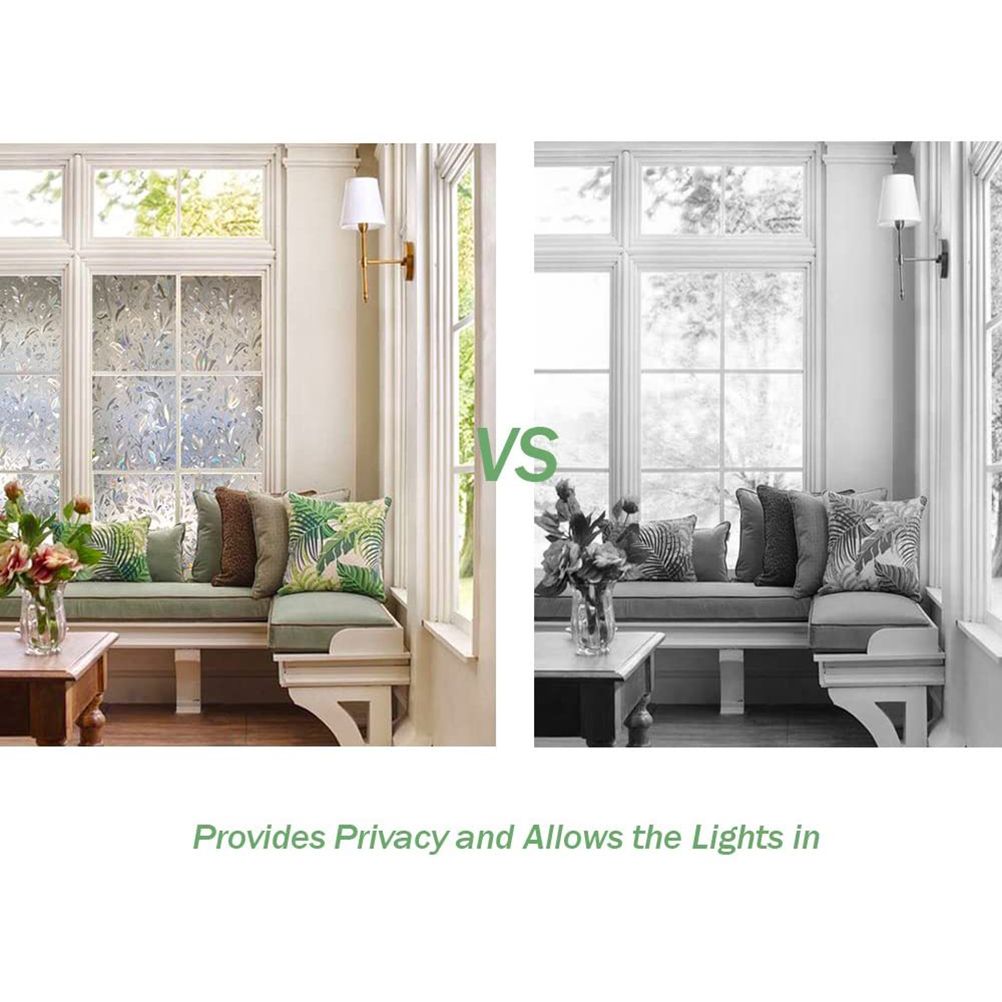 Window Film No Glue Static Decorative Films Window Frosted Film for Sun Protection view 7