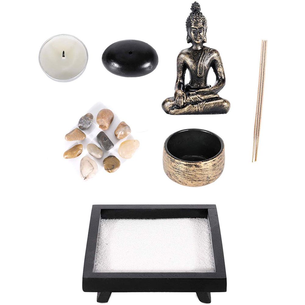 Buddha Statue Tea Light Candle Incense Holder Home Decoration Gift view 7