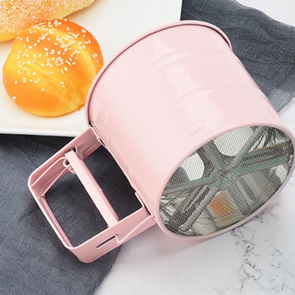 Kitchen Stainless Steel Flour Sifter Handheld Powder Flour Sieve Icing Sugar view 6