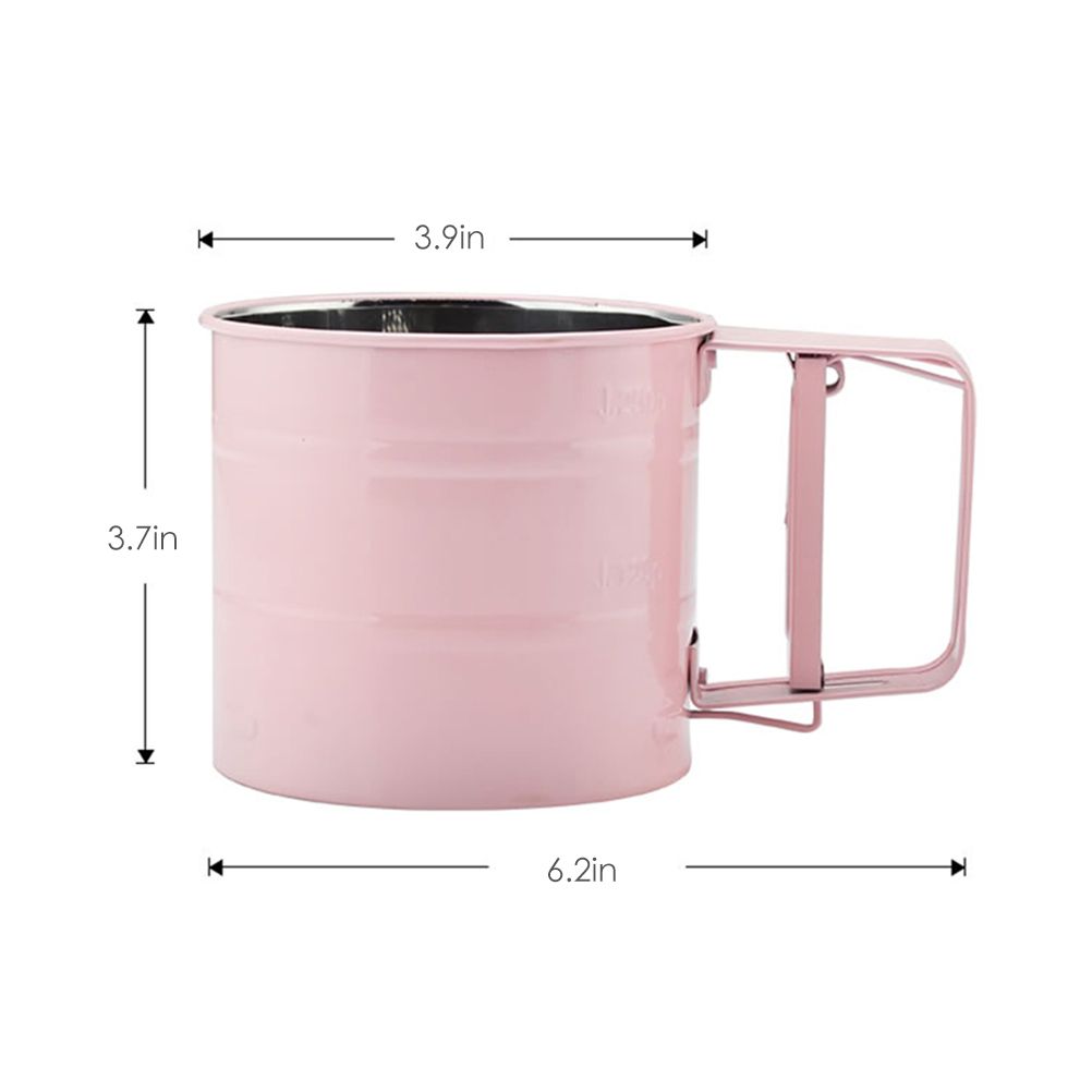 Kitchen Stainless Steel Flour Sifter Handheld Powder Flour Sieve Icing Sugar view 8