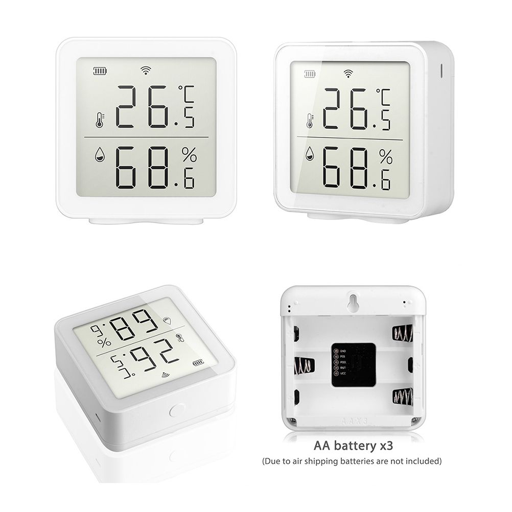 Smart WiFi Humidity Sensor Hygrometer Outdoor Indoor Thermometer Digital LCD view 4