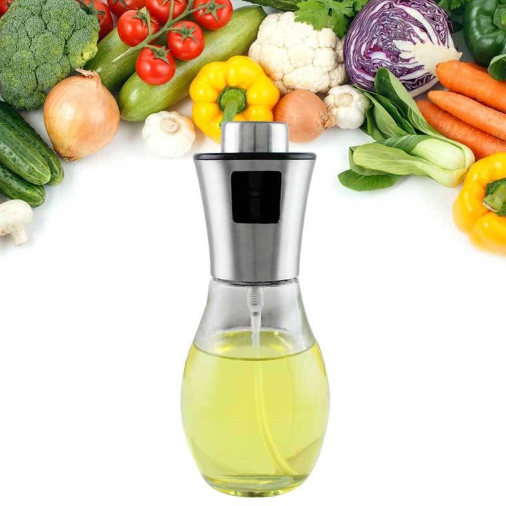 200ML Oil Sprayer Dispenser Oil Spray Bottle Portable Grilling Olive Oil Glass view 2