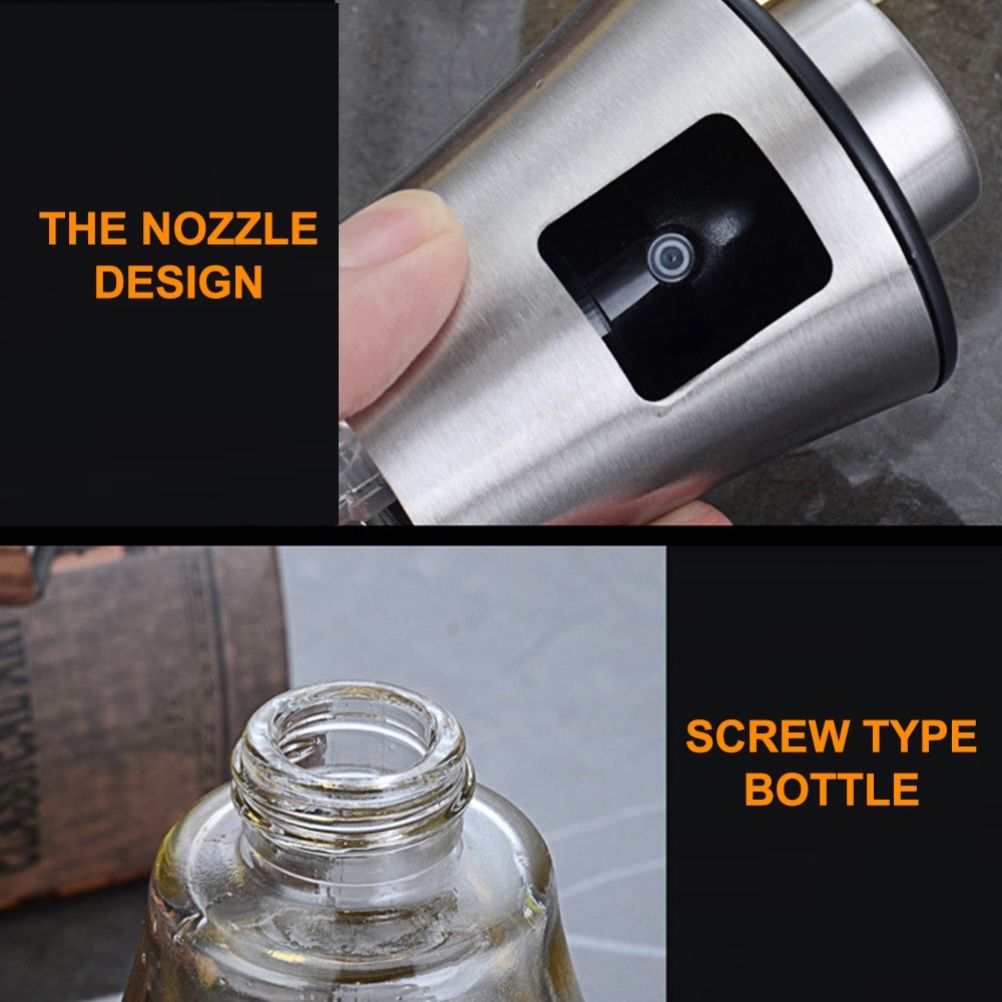 200ML Oil Sprayer Dispenser Oil Spray Bottle Portable Grilling Olive Oil Glass view 5
