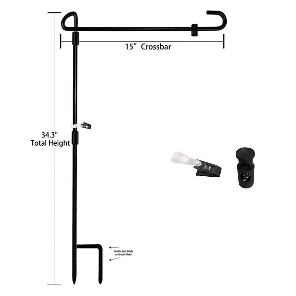 Garden Flag Stand Garden Flag Pole Holder Banner Flagpoel for Outdoor Yard view 9