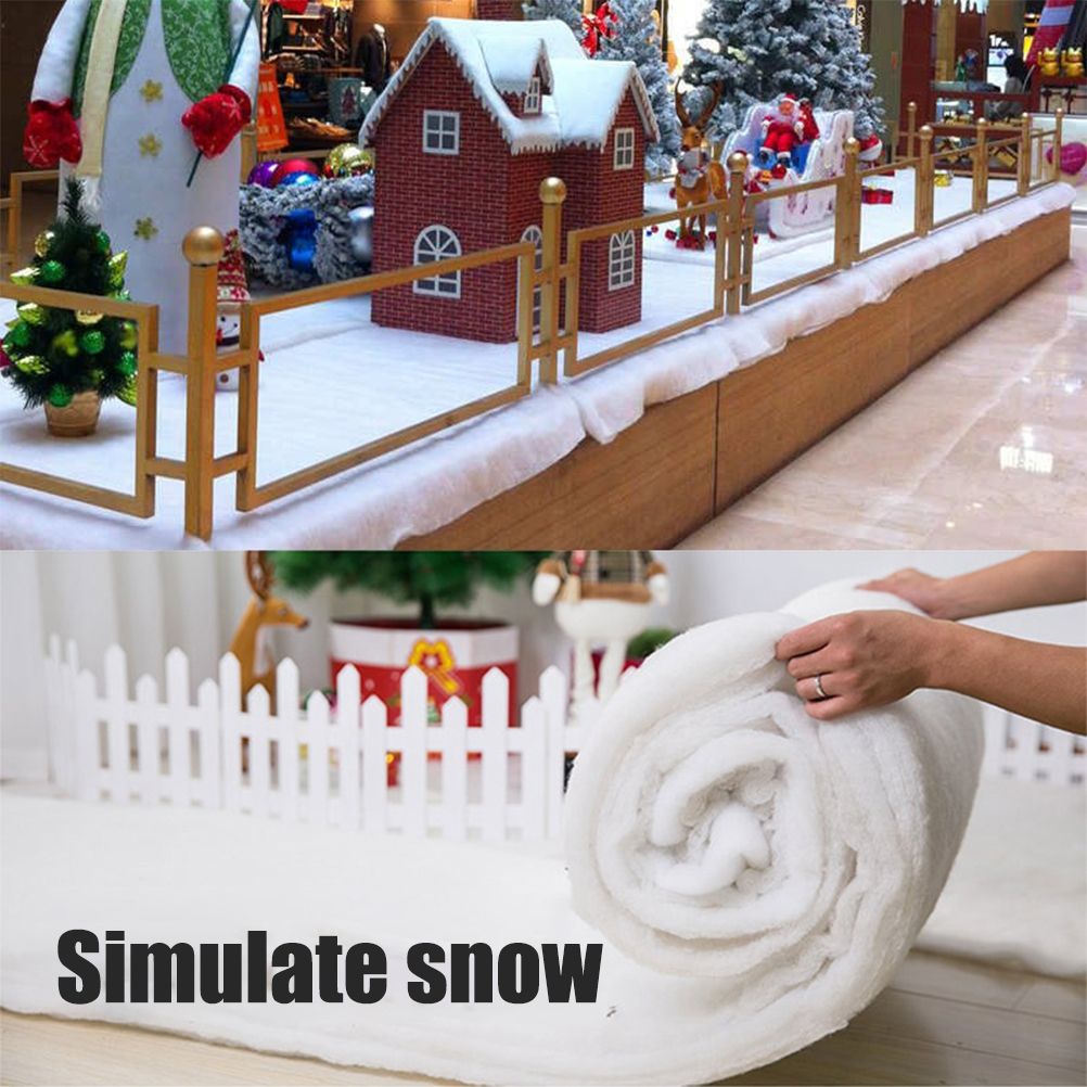 Christmas Snow Cover Blanket Artificial Cotton Blanket for Christmas Tree view 4
