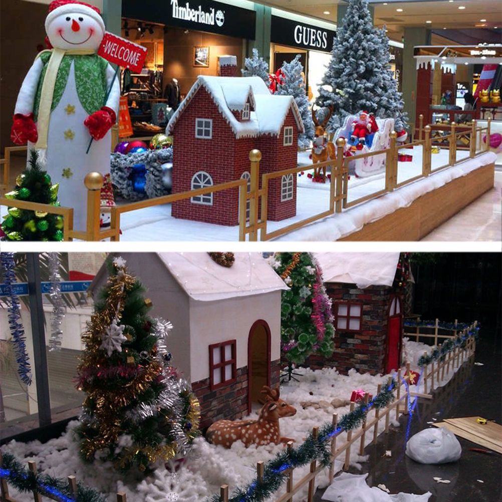 Christmas Snow Cover Blanket Artificial Cotton Blanket for Christmas Tree view 3