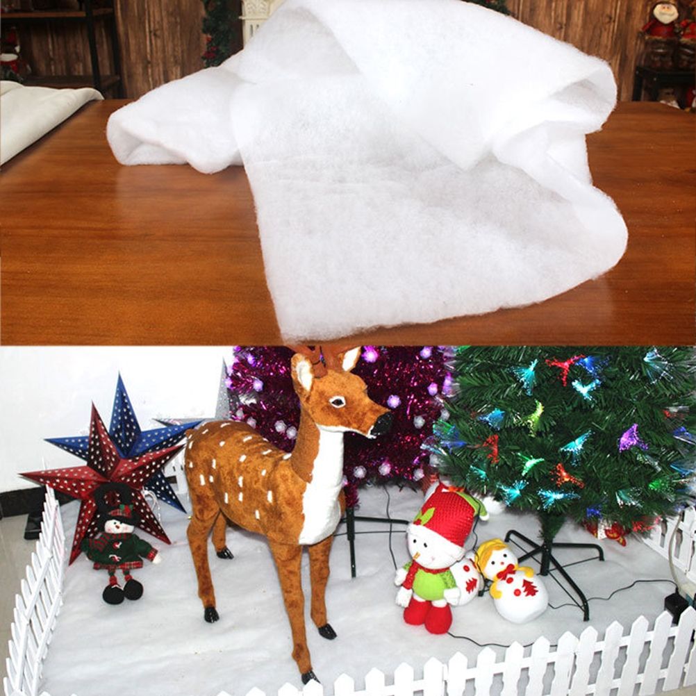 Christmas Snow Cover Blanket Artificial Cotton Blanket for Christmas Tree view 4
