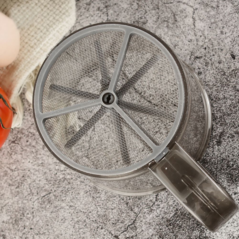 Hand Held Flour Sieve Manual Flour Sifter Stainless Steel Flour Strainer view 3