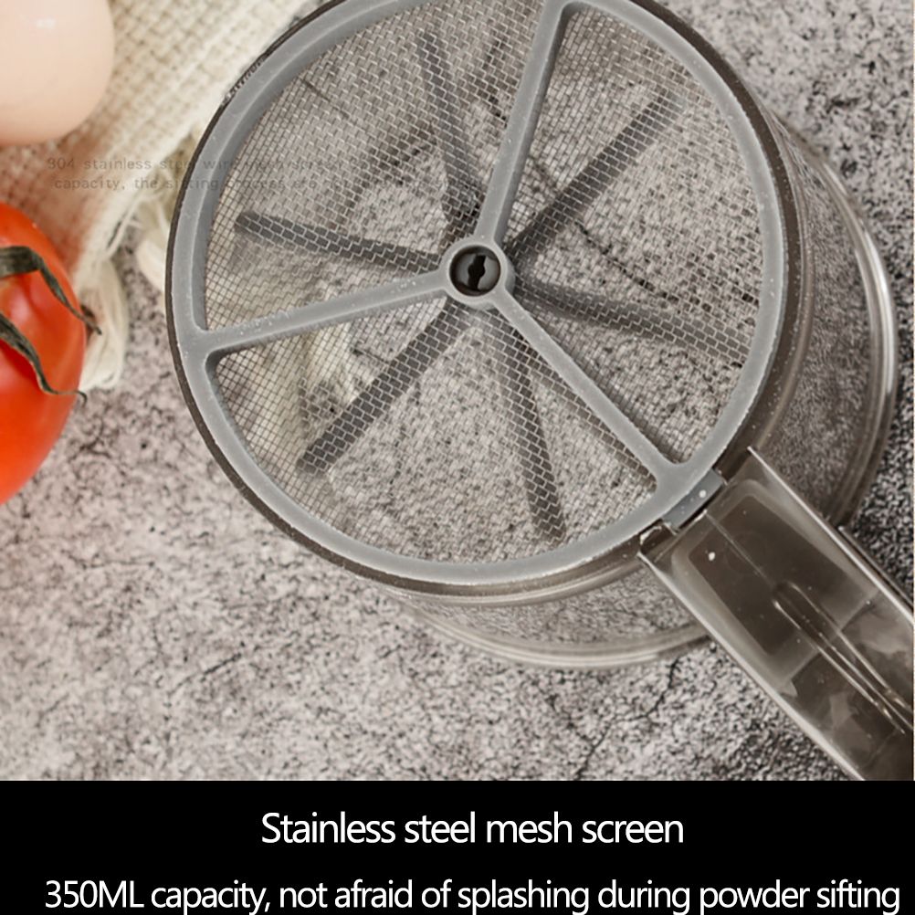 Hand Held Flour Sieve Manual Flour Sifter Stainless Steel Flour Strainer view 8