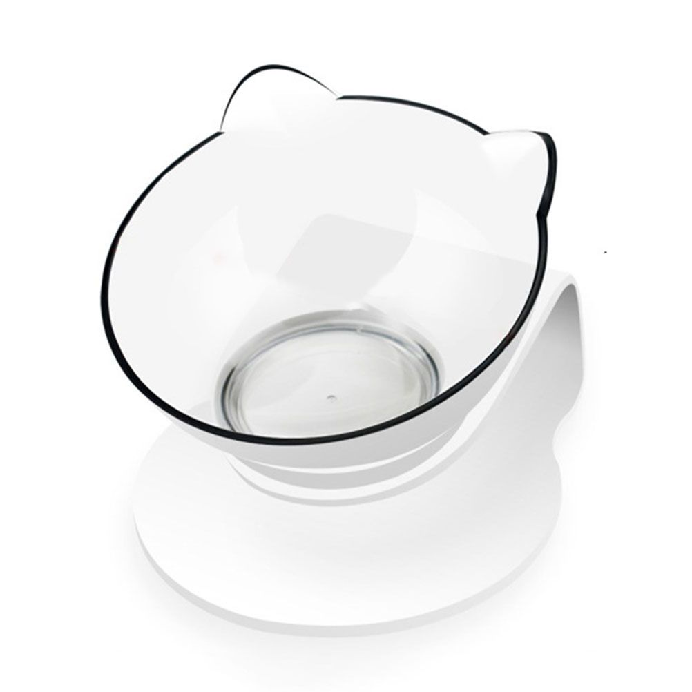 Cat Bowls Pet Feeding Bowl Cat Water Bowl Durable Fall Resistant 15 Degree