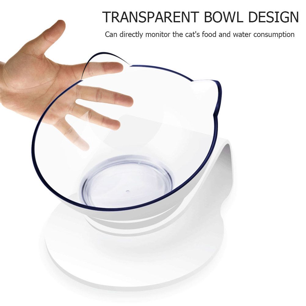 Cat Bowls Pet Feeding Bowl Cat Water Bowl Durable Fall Resistant 15 Degree view 5