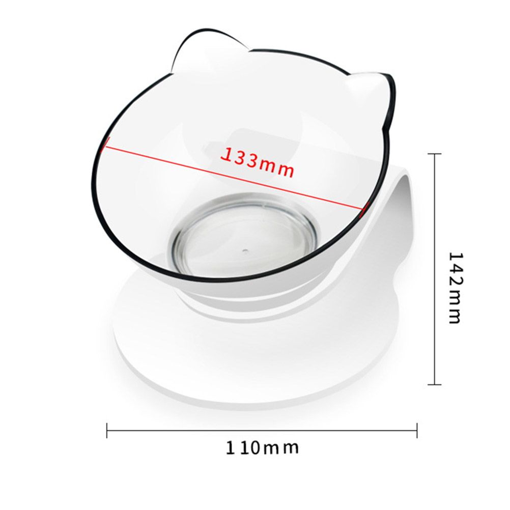 Cat Bowls Pet Feeding Bowl Cat Water Bowl Durable Fall Resistant 15 Degree view 8