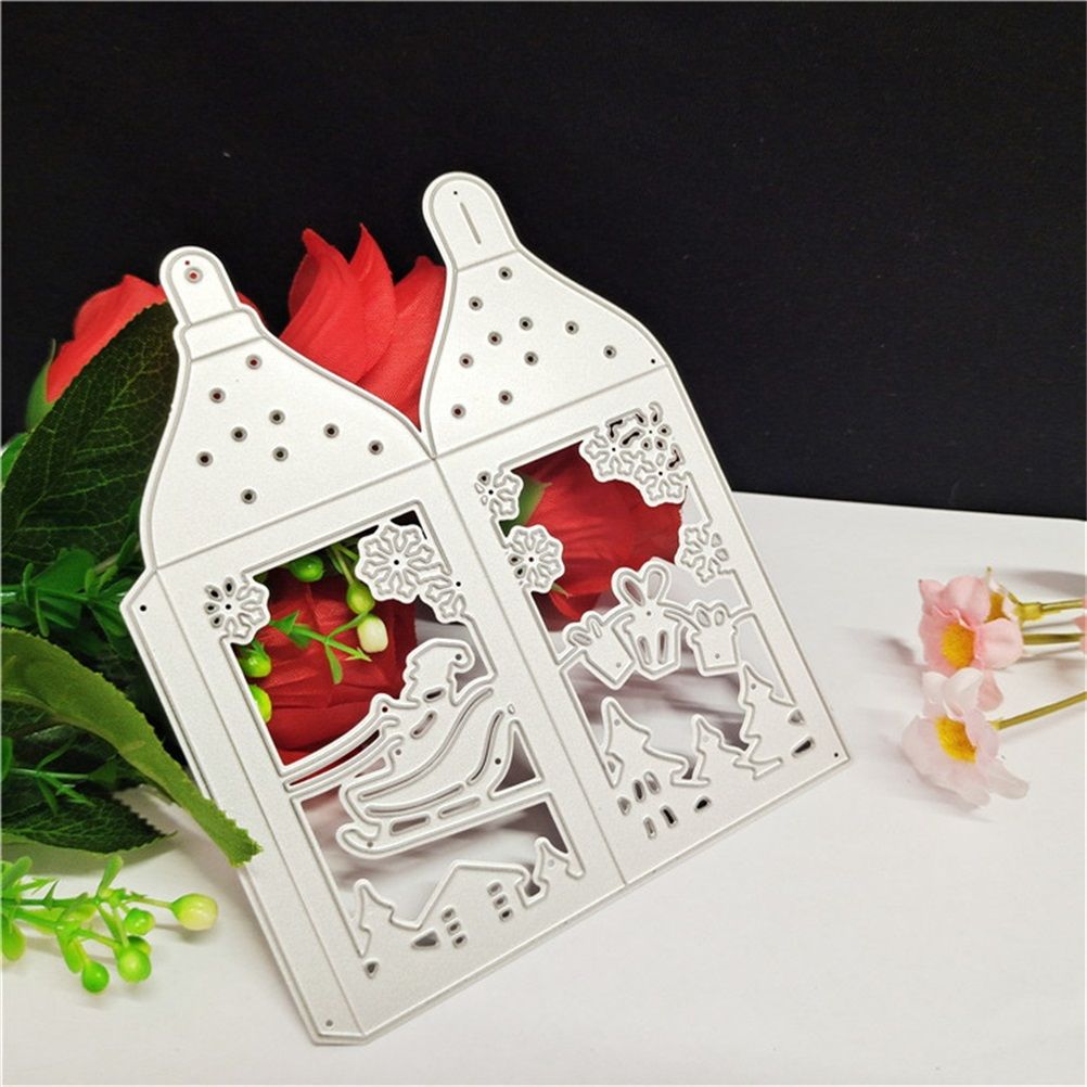 Metal Cutting Stencils Christmas Box Cutting Dies Embossing DIY Making Tools view 6