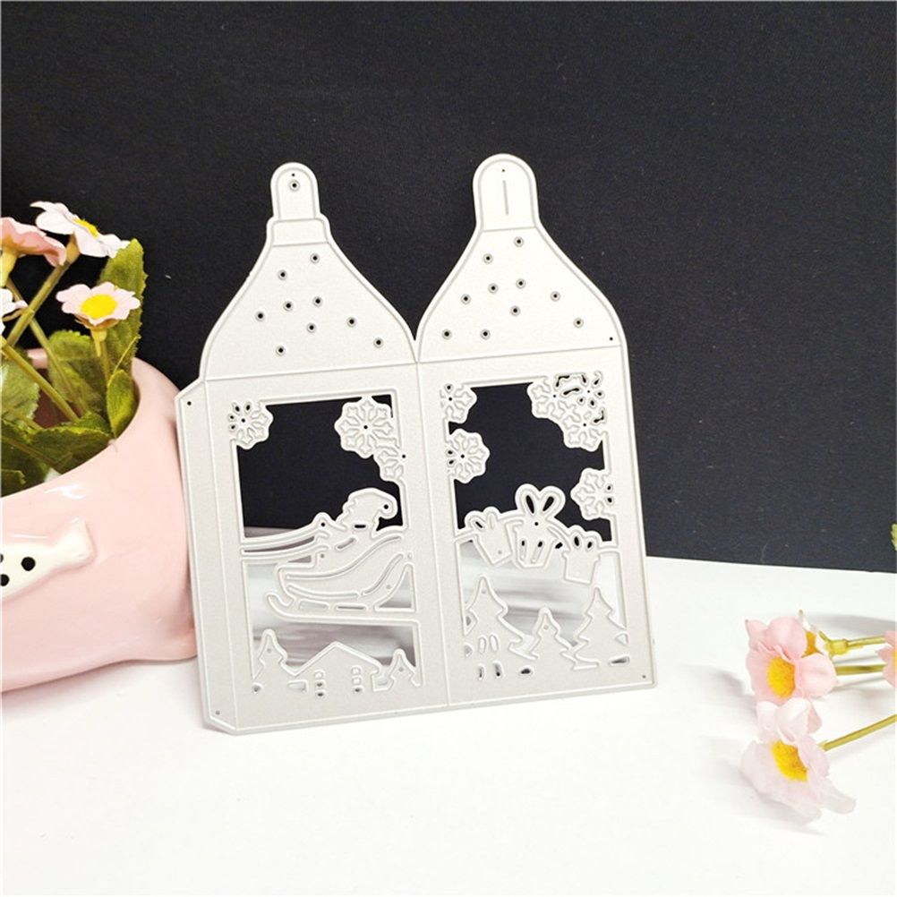 Metal Cutting Stencils Christmas Box Cutting Dies Embossing DIY Making Tools view 7