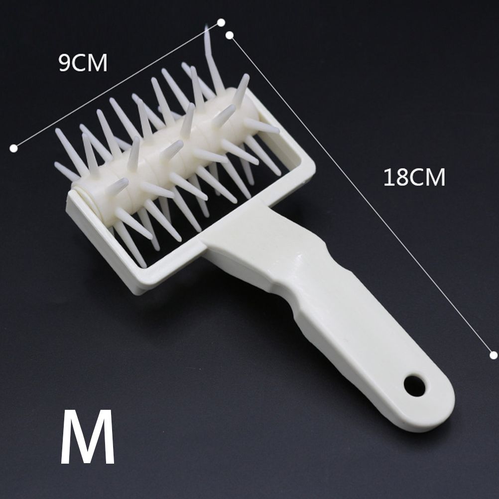 Pastry Pizza Plastic Dough Needle Wheels Roller Bread Hole Punch DIY Baking Tool view 2