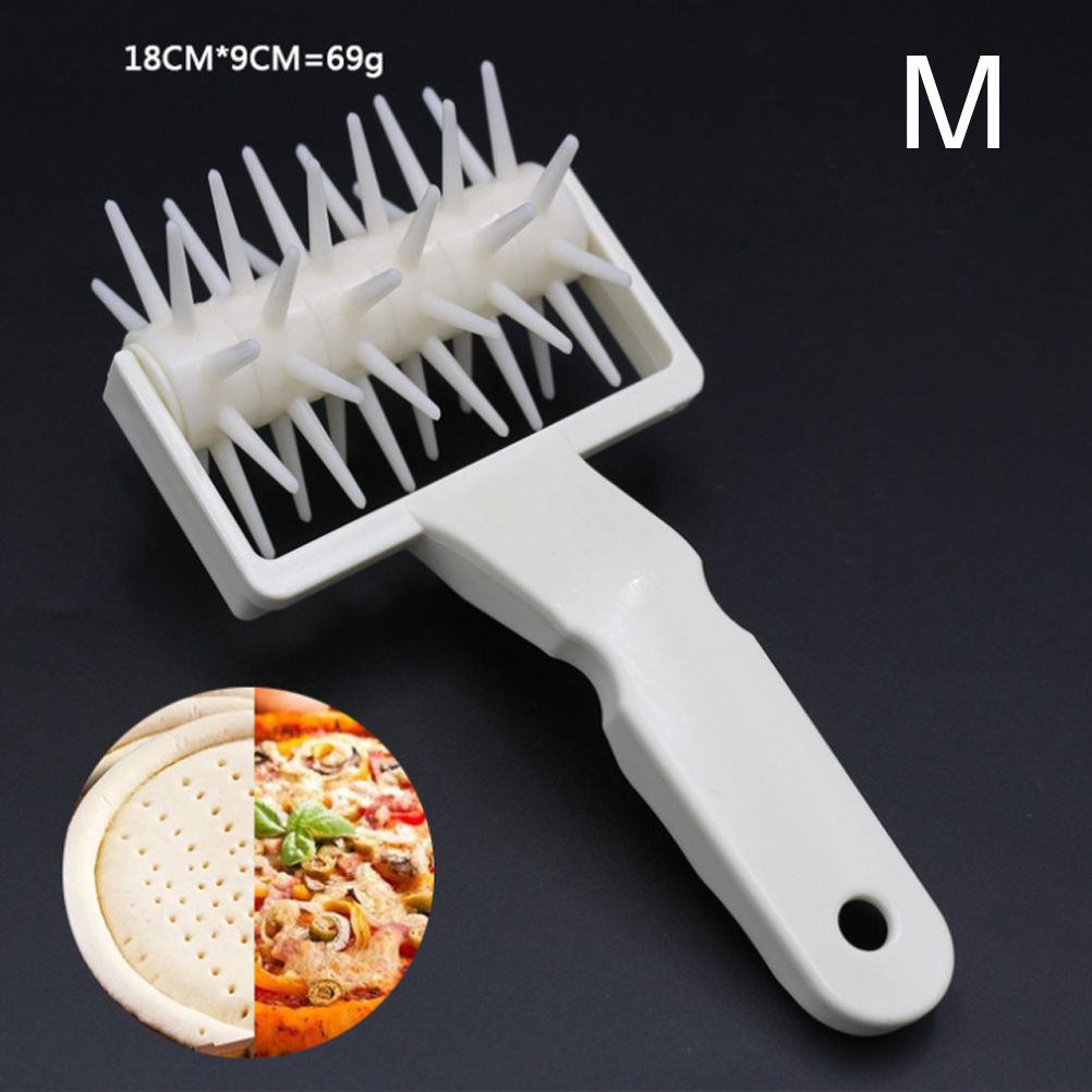 Pastry Pizza Plastic Dough Needle Wheels Roller Bread Hole Punch DIY Baking Tool view 3