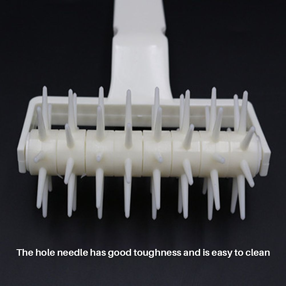 Pastry Pizza Plastic Dough Needle Wheels Roller Bread Hole Punch DIY Baking Tool view 5