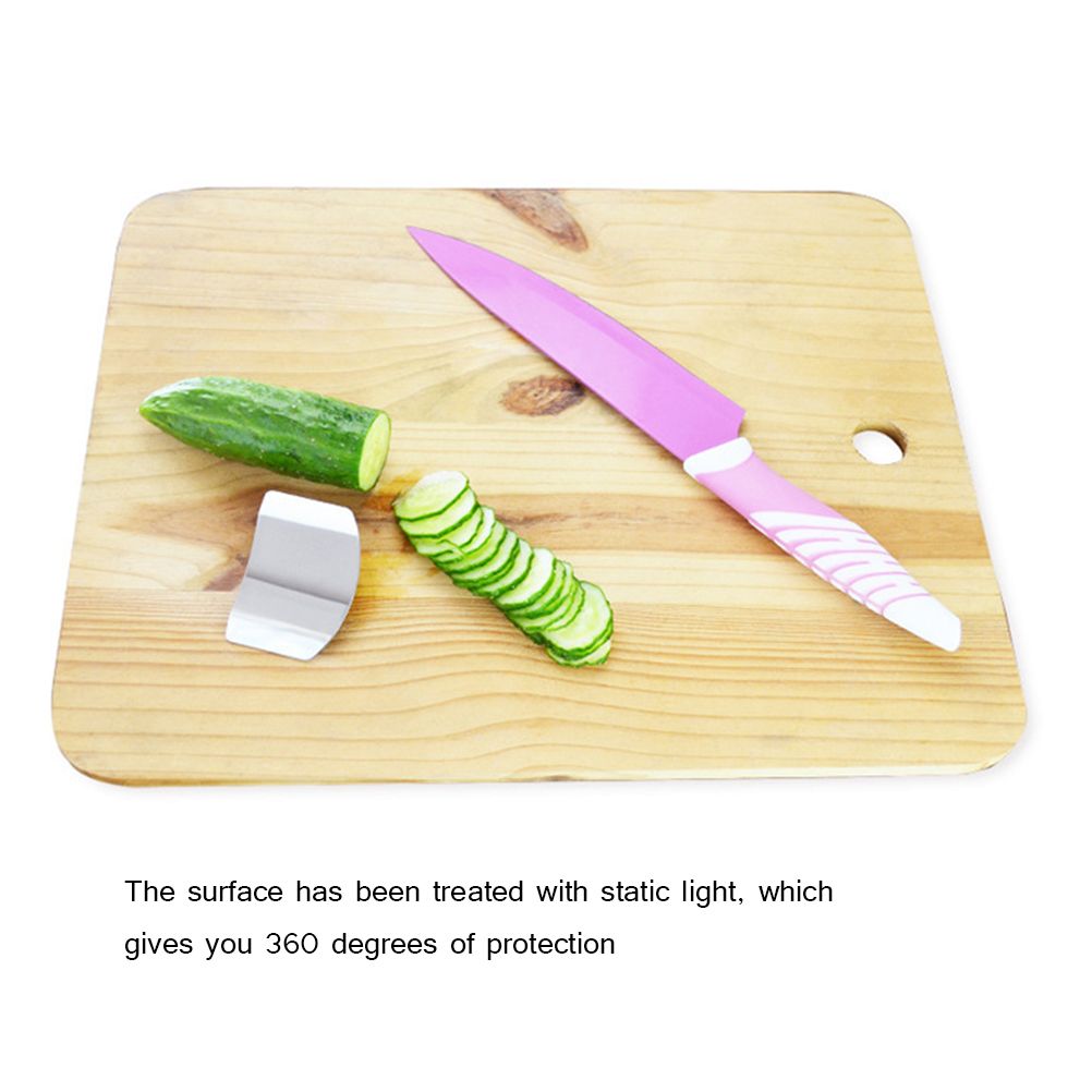 4PCS Stainless Steel Finger Cutting Protector Kitchen Safe Chop Cut Tool Guard view 5