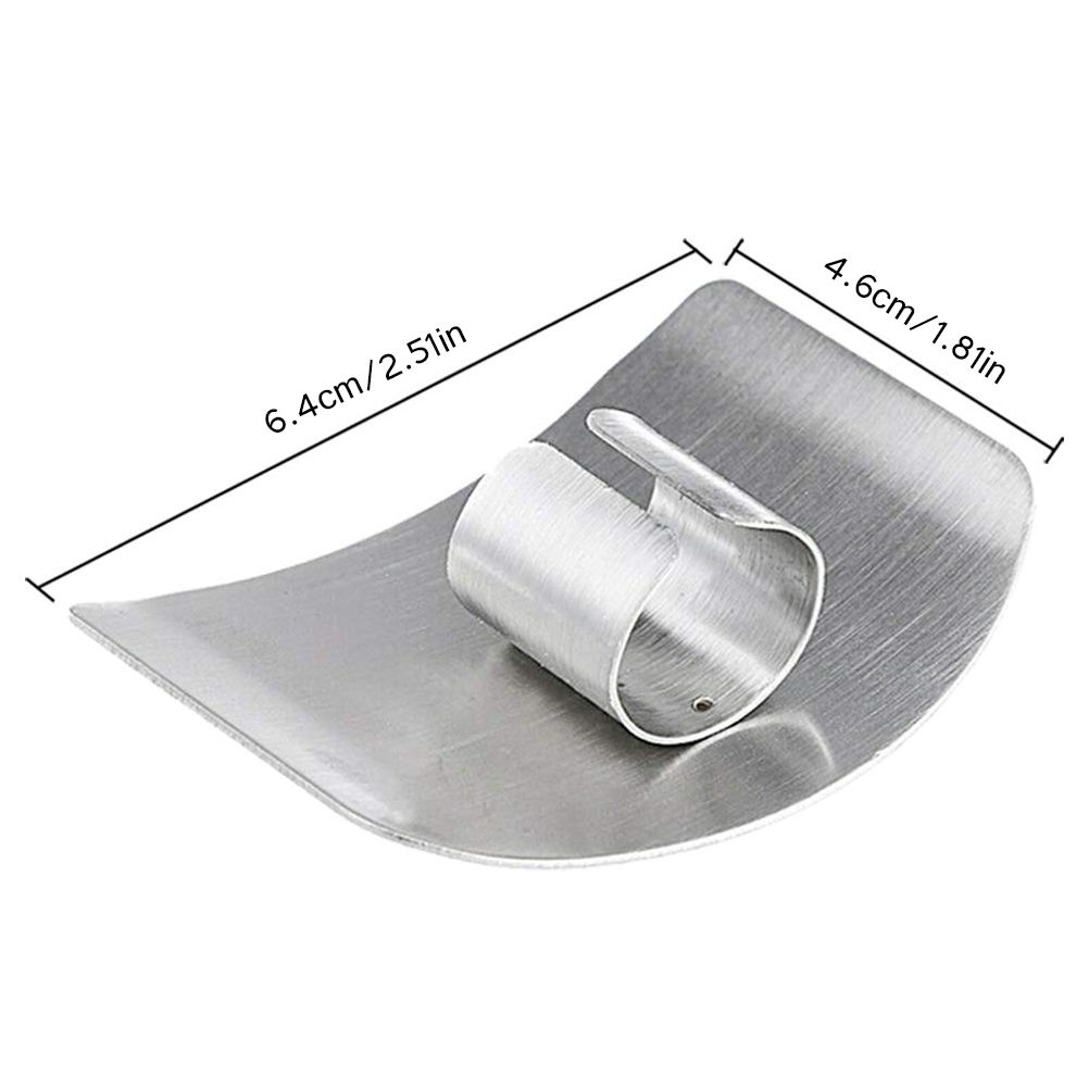 4PCS Stainless Steel Finger Cutting Protector Kitchen Safe Chop Cut Tool Guard view 9