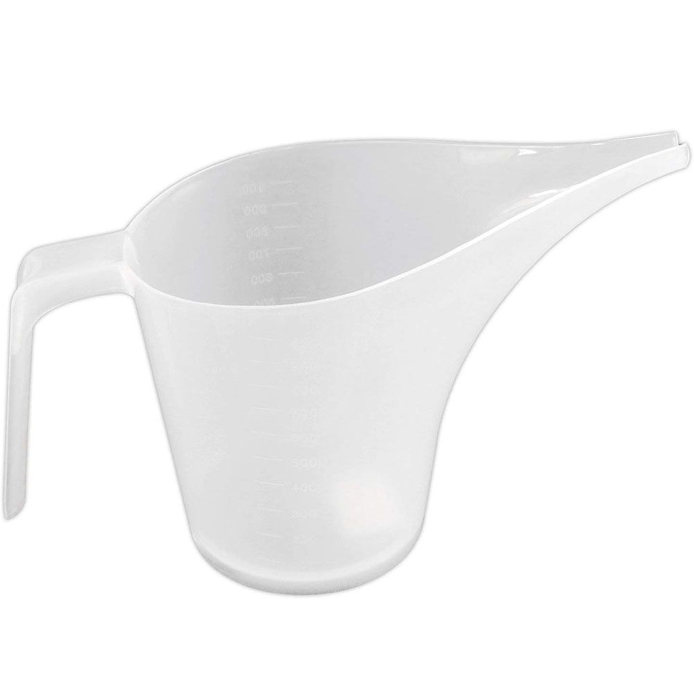 1000ml Funnel Jug Transparent Measuring Cup with Mouth Tip for Jam Batter Syrup view 3