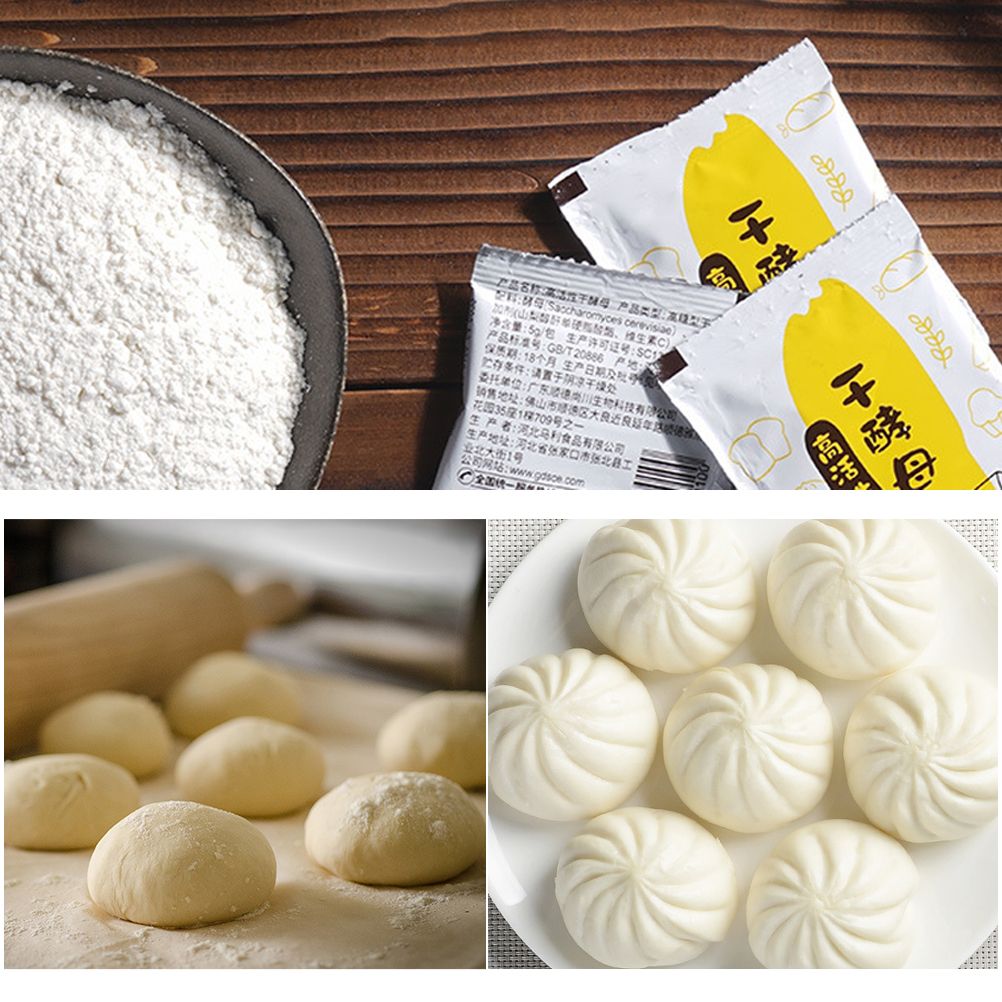 10 Bags Baker s Yeast Kitchen Active Dry Yeast Baking Yeast for Bread Cake view 2