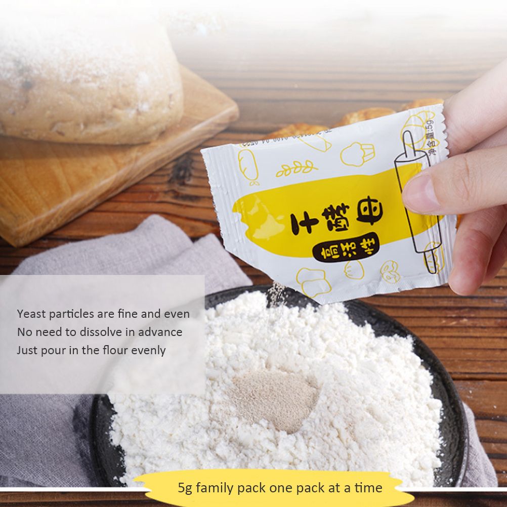 10 Bags Baker s Yeast Kitchen Active Dry Yeast Baking Yeast for Bread Cake view 6