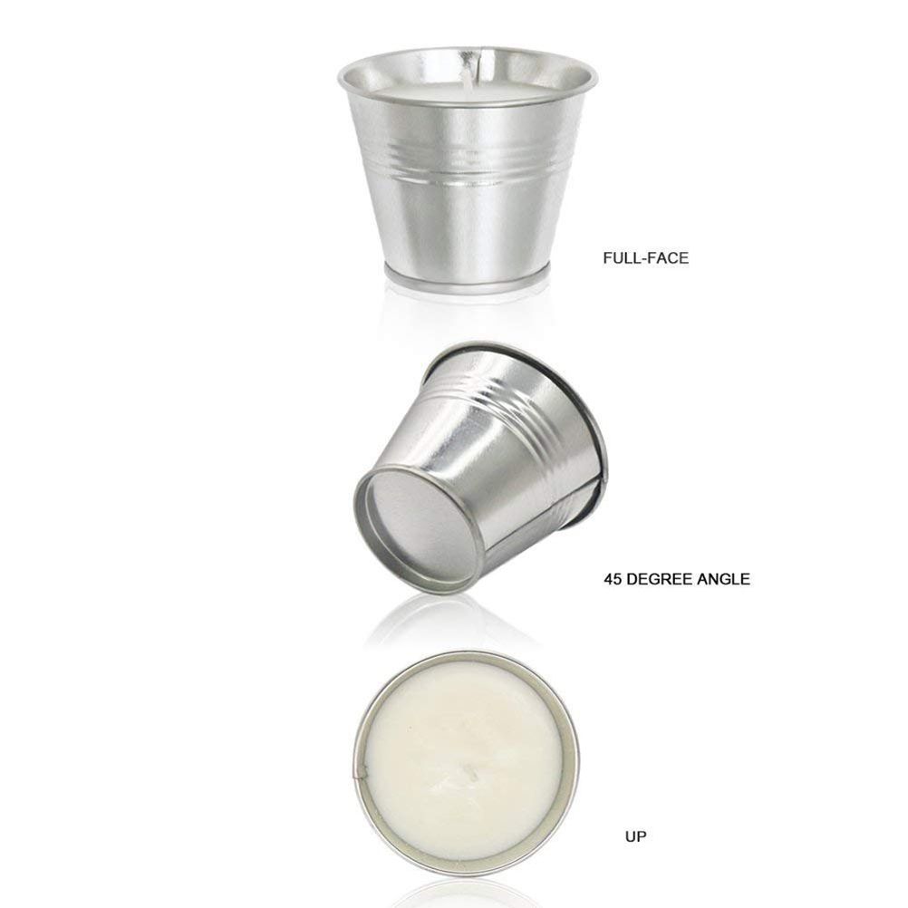 8Pcs/Set Iron Bucket Citronella Candles Scented Candles Smokeless Candle Set view 6