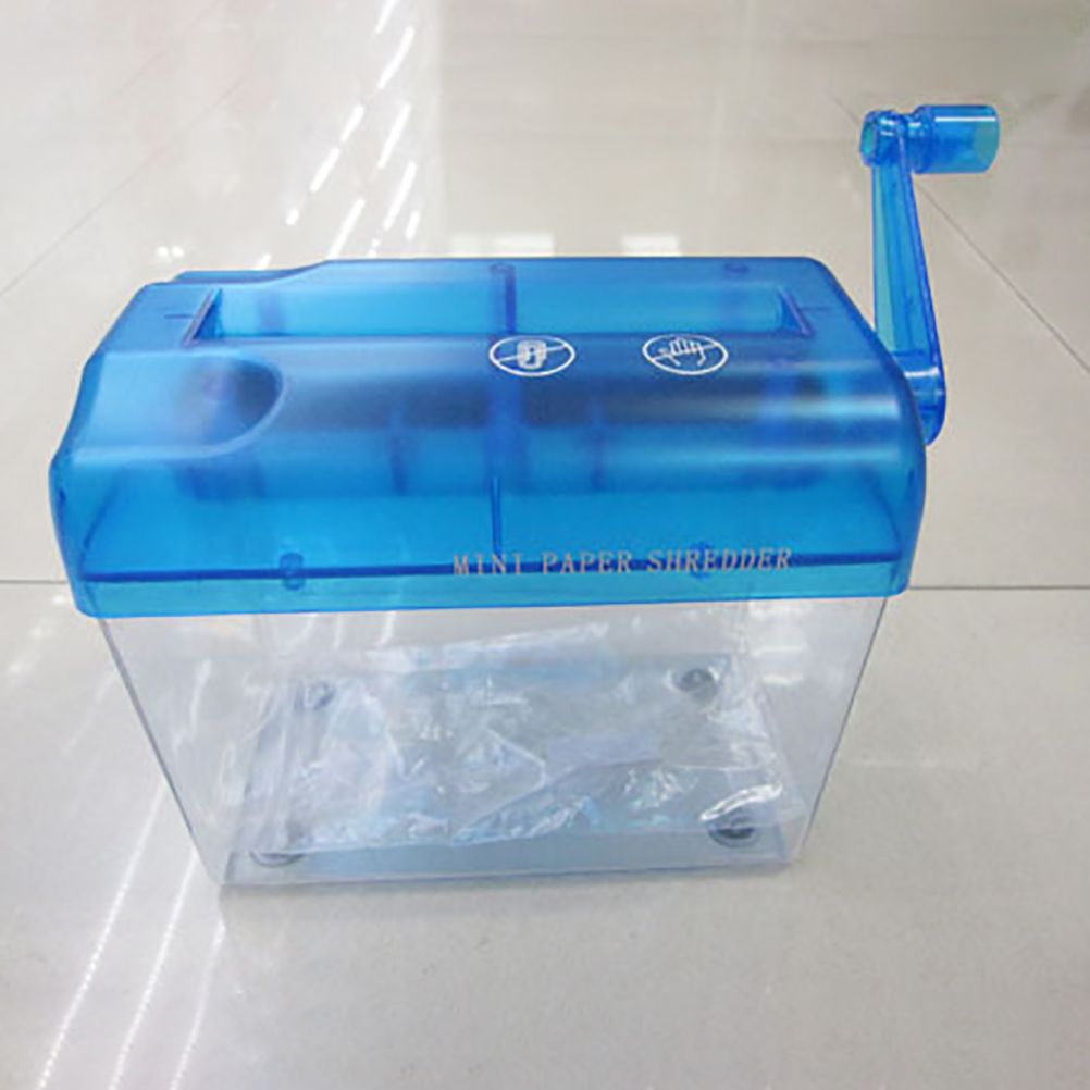 Portable Mini Shredder Manual Paper Documents Cutting Tool for Home Office view 4