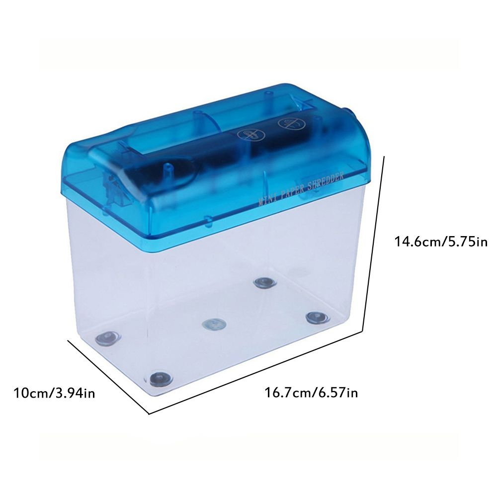 Portable Mini Shredder Manual Paper Documents Cutting Tool for Home Office view 5
